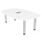 Skutchi Designs 45 in W, 72 in L, 29 in H, Engineered Wood Top, White H-ABOT-46X72-PT-09-EL - alternate 1